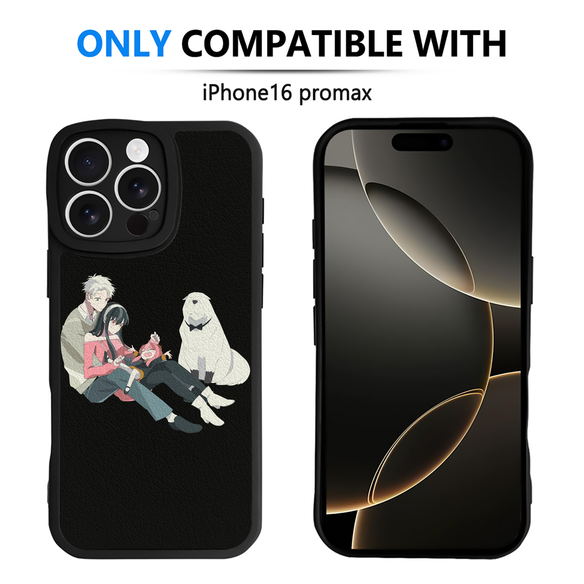 （画像用） SPY×FAMILY间谍家家酒 【iPhone 16シリーズ対応】シリコンスマホケース（レザー調） 材質：シリコン